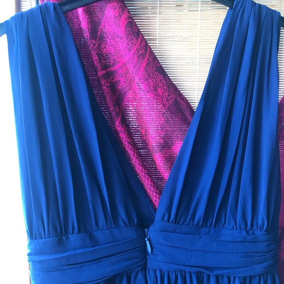 Navy gown altered for 5’3” - Picture 6 of 6